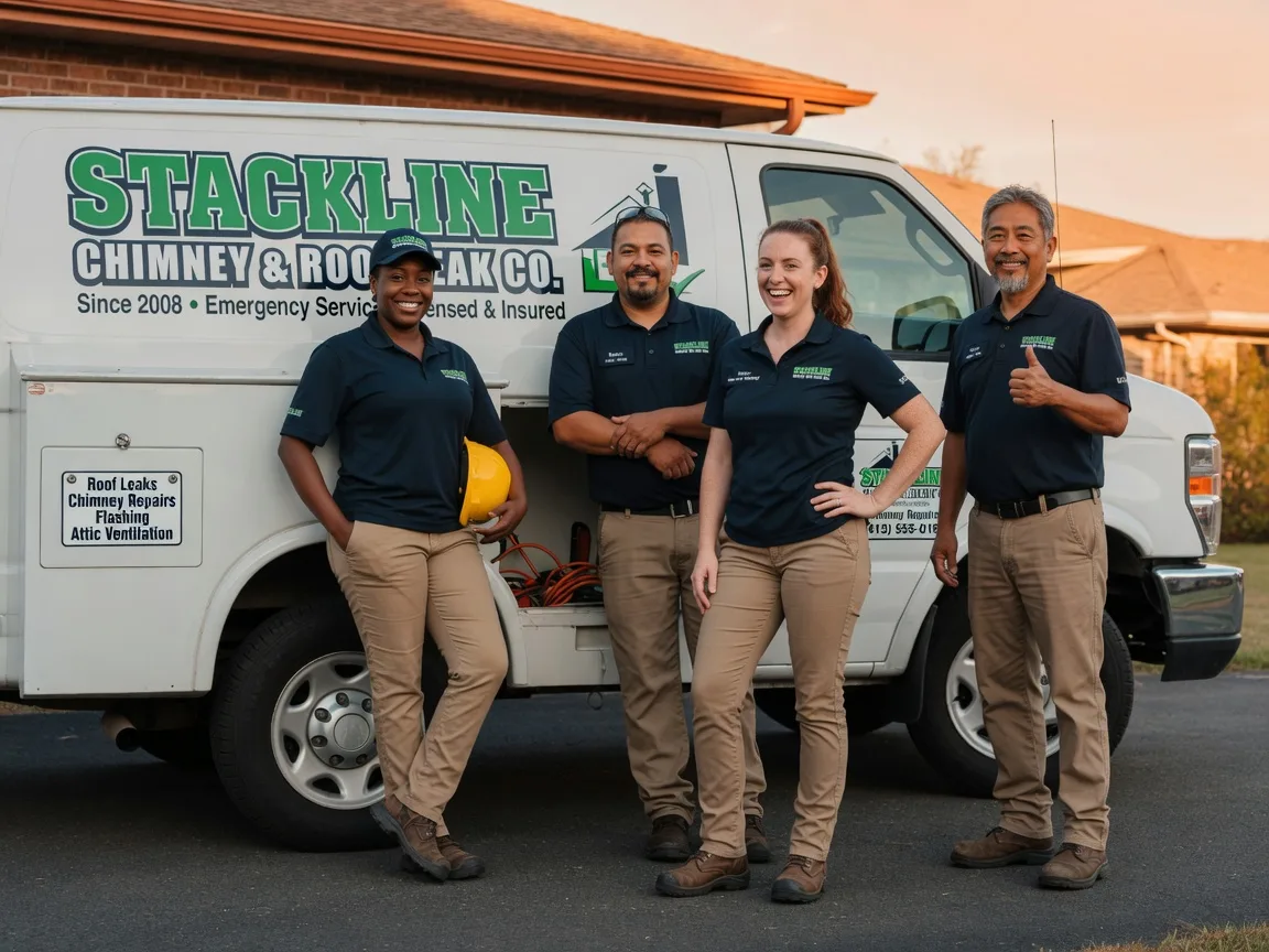 Chimney flashing repair company in Odell, TX